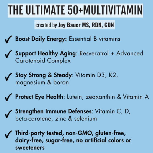THE ULTIMATE MULTIVITAMIN FOR WOMEN & MEN 50+